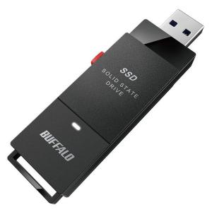 ポータブルSSD 500GB バッファロー SSD-SCT500U3-BA 超小型 Type-Cコネ...