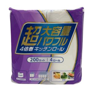 キッチンペーパー 超大容量 パワフル 4倍巻 ...の詳細画像2