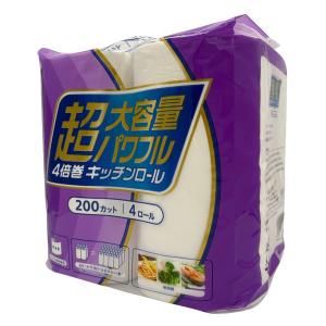 キッチンペーパー 超大容量 パワフル 4倍巻 ...の詳細画像3