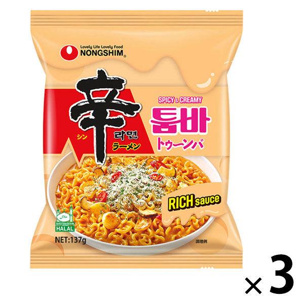 辛ラーメン トゥーンバ 袋麺 農心ジャパン 1セット（１個×3）韓国 インスタント麺