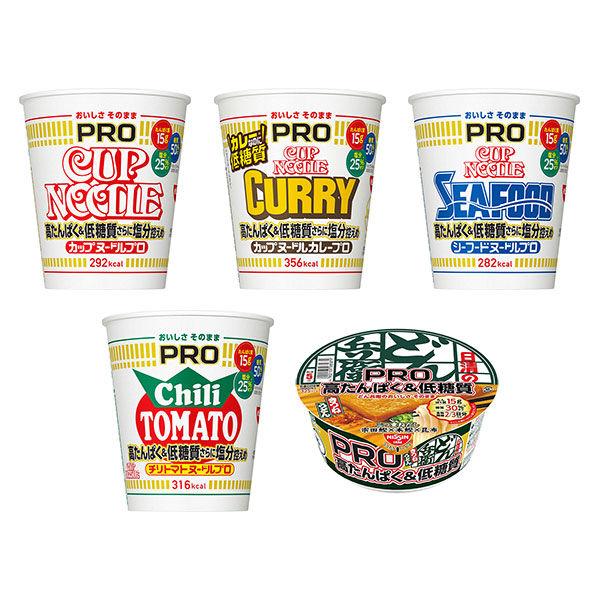 PROお試し5食アソート（どん兵衛PRO1食＋カップヌードルPRO4種各1食）