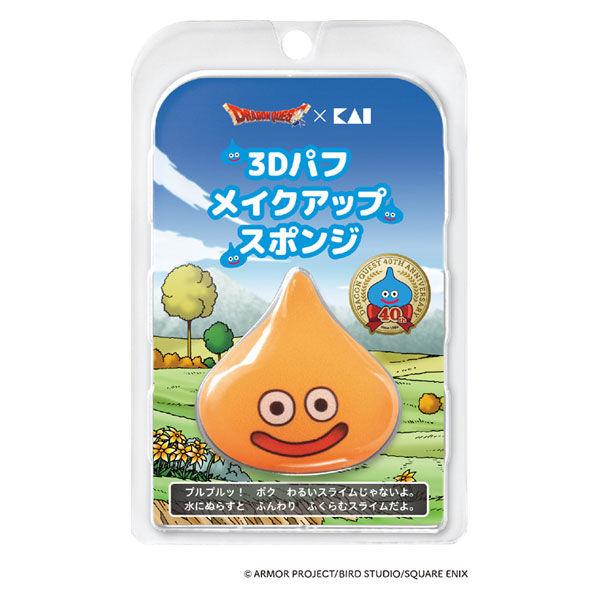 貝印 ドラゴンクエスト スライム3Dパフ(スライムベス) 000KQ3314 1個