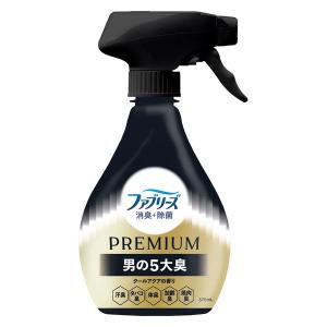 ファブリーズ 消臭＋除菌 プレミアム 男の5大臭クールアクア 本体 370ml 1個　P＆Gジャパン合同会社