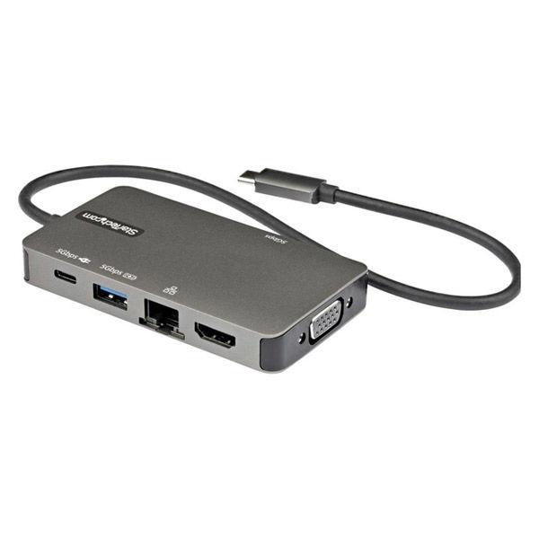 StarTech.com USB-Cマルチ変換アダプタ（HDMIまたはVGA、100W PD） DK...