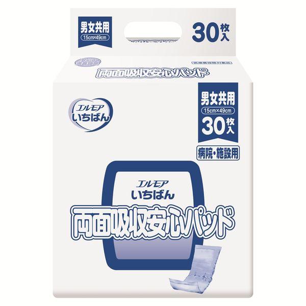 エルモアいちばん　両面吸収安心パッド　1パック(30枚入）　カミ商事　