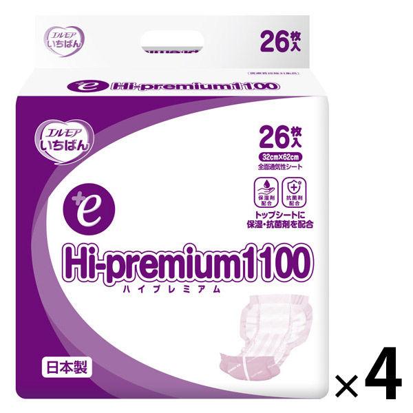 カミ商事 エルモアいちばん+e Hi-premium1100　1セット（104枚入：26枚入×４パッ...