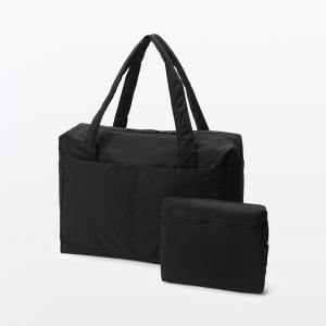 無印良品 再生ナイロンたためるボストンバッグ ...の詳細画像5