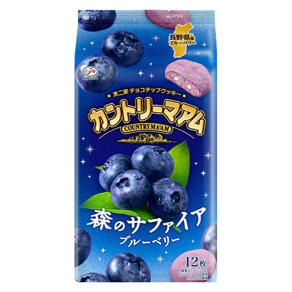クッキー　個包装 １２枚カントリーマアム（森のサファイアブルーベリー） 1個