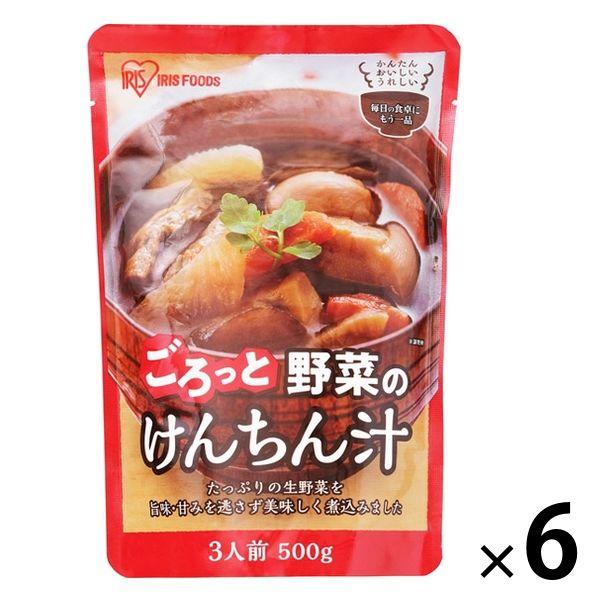 レトルト惣菜 けんちん汁 500g 1セット（6個） アイリスフーズ レトルトパウチ