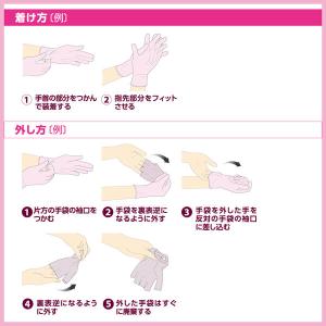 サラヤ ハイブリッドグローブ さくら Mサイズ...の詳細画像5