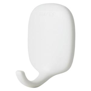 掛けやすいマグネットフック ホワイト W679W 1個 浴室収納 壁掛けフック スポンジ スキージー 磁石 収納 マーナ