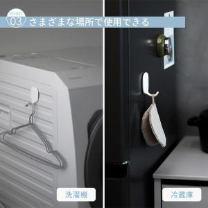 掛けやすいマグネットフック ホワイト W679...の詳細画像4