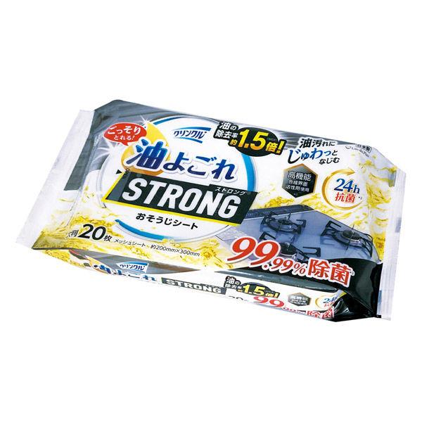 クリンクル 油よごれ ストロング おそうじシート 24h抗菌 1パック（20枚）Life-do.Pl...