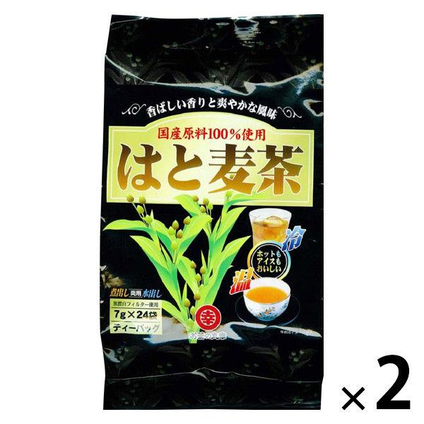お茶の丸幸 国産はと麦茶ティーバッグ 1セット(24バッグ入×2)