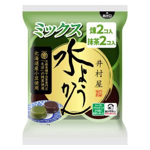 羊羹 カップ 食べきりサイズ お配り菓子 水ようかん ミックス　62g×4個入 1袋