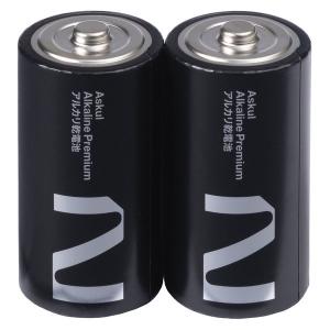 アスクル 単二電池 プレミアムロング電池 単二...の詳細画像1