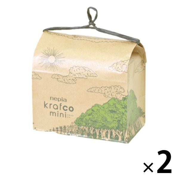 ロハコ展 ティッシュペーパー 400組（800枚）nepia krafco mini（クラフコミニ）...