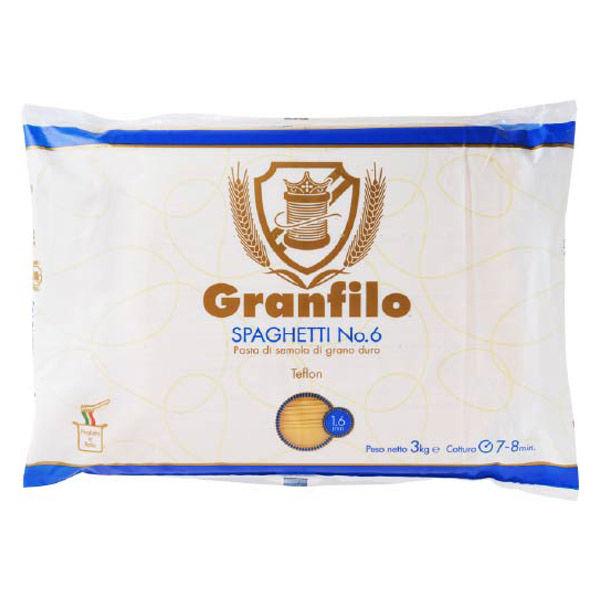 グランフィーロ スパゲッティ No.6（1.6mm） 1袋（3kg）　パスタ　業務用　大容量　Gra...