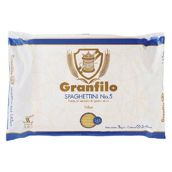 グランフィーロ スパゲッティ No.5（1.45mm） 1袋（3kg）　パスタ　業務用　大容量　Gr...