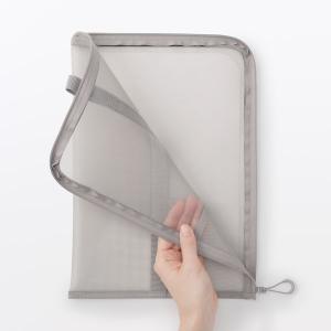 無印良品 ナイロンメッシュ 縦型書類ケース 仕...の詳細画像1
