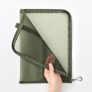 無印良品 ナイロンメッシュ 縦型書類ケース 仕...の詳細画像1