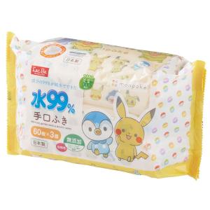 モンポケ 水99%手口ふき 1セット(1パック...の詳細画像1