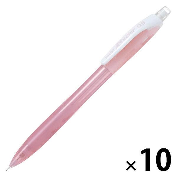 パイロット シャープペンシル レックスグリップ 0.5mm パステルピンク HRG-10R-PP5 ...