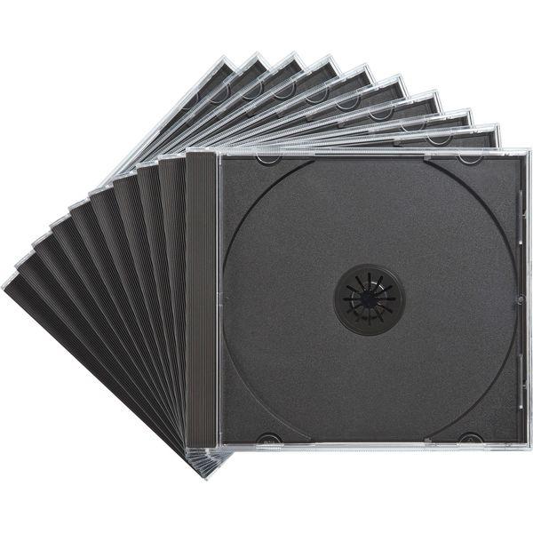 サンワサプライ Blu-ray・DVD・CDケース(10枚セット・ブラック) FCD-PN10BKN...