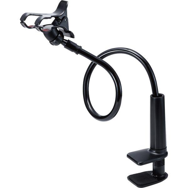 エレコム スマホ用スタンド/アーム型スタンド/80cm/ブラック PWDSLARM80BK 1個