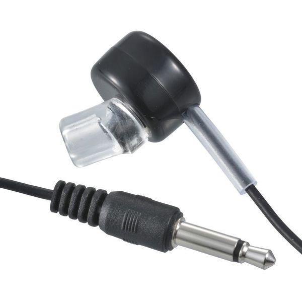 オーム電機 AudioComm 片耳モノラルイヤホン φ3.5ミニプラグ 3m EAR-B353-K...
