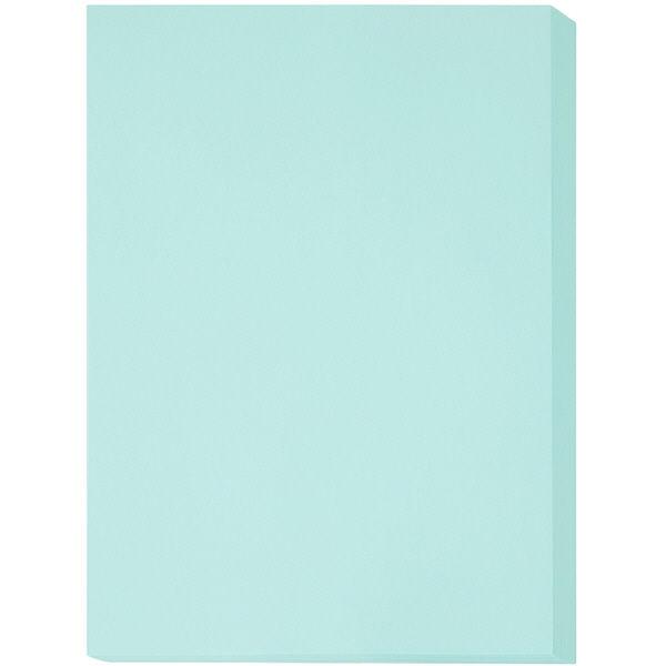 アスクル カラーペーパー 厚口 ライトブルー(B4) 1冊(250枚入) オリジナル