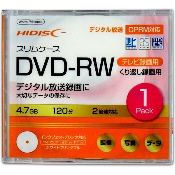 磁気研究所 HIDISC DVD-RW 繰り返し録画用 2倍速 スリムケース HDDRW12NCP1...