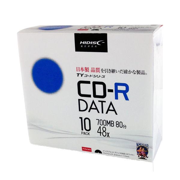 磁気研究所 CD-R データ用 5mmSlimケース ホワイトワイド TYCR80YP10SC 1パ...