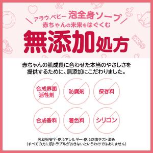 アラウ.ベビー 泡全身ソープ しっとり 詰替用...の詳細画像4