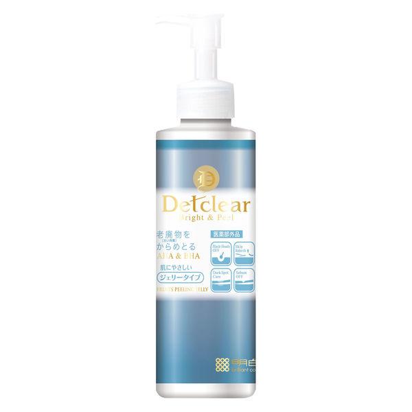 DETクリア ブライト＆ピール ピーリングジェリー 無香料 180ml 明色化粧品