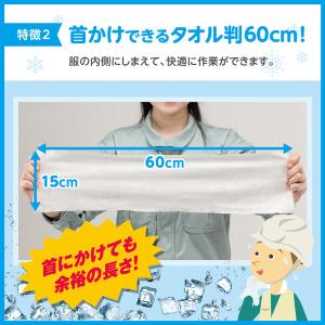 クールシート タオル判 本体 60×15cm ...の詳細画像2