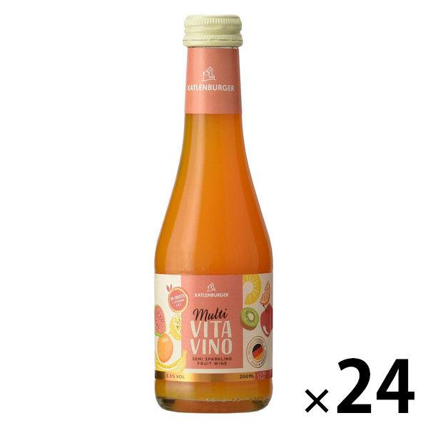 ドイツ ドクターディムース マルチヴィタヴィーノ 甘口 フルーツワイン 200ml 1セット（24本...