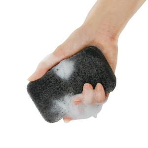 日本製のキッチンスポンジ 抗菌 ブラック 1個...の詳細画像2