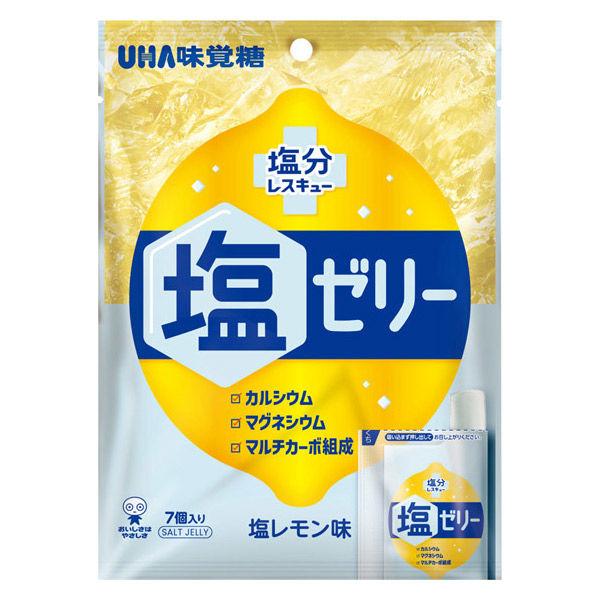 暑さ対策 塩分チャージ 塩分レスキュー 塩ゼリー 塩レモン味 15g×7本入 1個