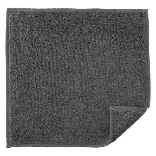無印良品 綿 やわらか タオルハンカチ ２５×２５ｃｍ チャコールグレー 良品計画