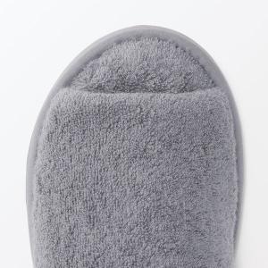 無印良品 洗える綿パイルスリッパ 前あき XL...の詳細画像3