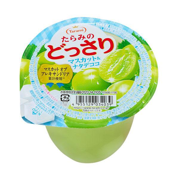 ゼリー お配り菓子 食べきりサイズ たらみのどっさり　マスカット＆ナタデココ 1個