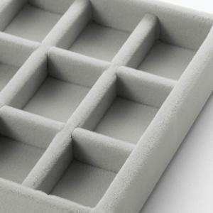 無印良品 重なるベロアケース格子 アクリルケー...の詳細画像3