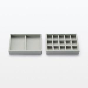 無印良品 重なるベロアケース格子 アクリルケー...の詳細画像5
