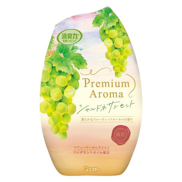 消臭力 お部屋の消臭力 プレミアムアロマ 消臭芳香剤 部屋用 置き型 シャルドネサンセット 1セット...