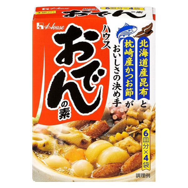 【アウトレット】ハウス食品 おでんの素 77.2g(6皿分×4袋) 1セット(4個入)