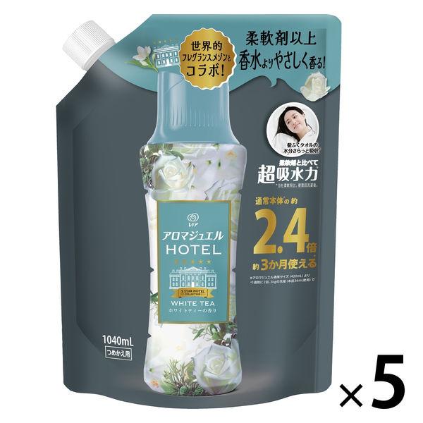 レノアハピネス アロマジュエル ホワイトティー 詰め替え 1040mL 特大 1セット（5個入） 香...