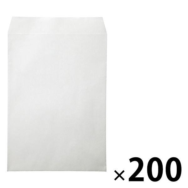 ムトウユニパック ナチュラルカラー封筒 角2（A4） グレー 2袋（100枚入×2）