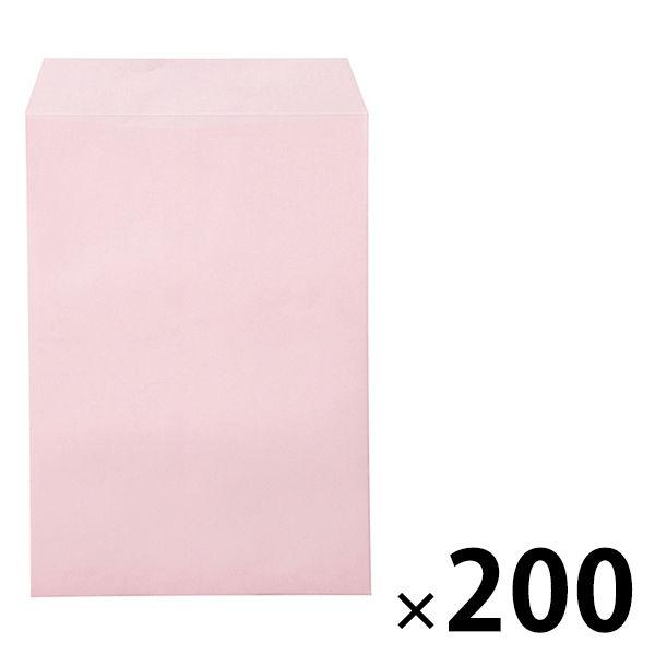 ムトウユニパック ナチュラルカラー封筒 角2（A4） ピンク 2袋（100枚入×2）