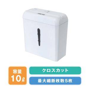ナカバヤシ ハンドルアップ式シュレッダー クロ...の詳細画像1